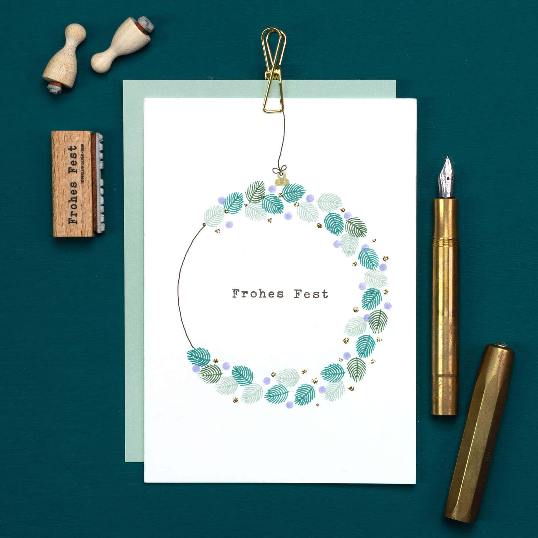 Stempel | Federblatt mini