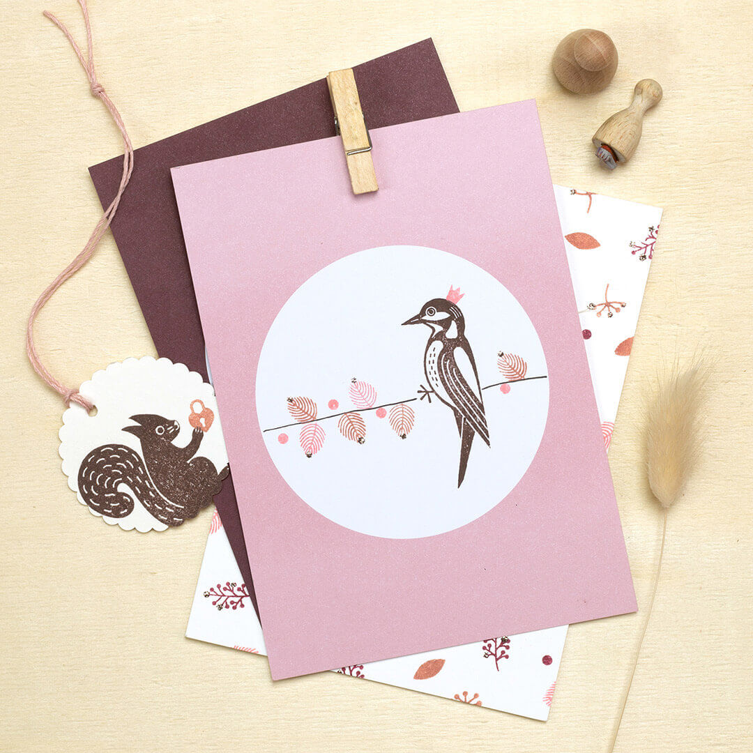 Stempel | Federblatt mini
