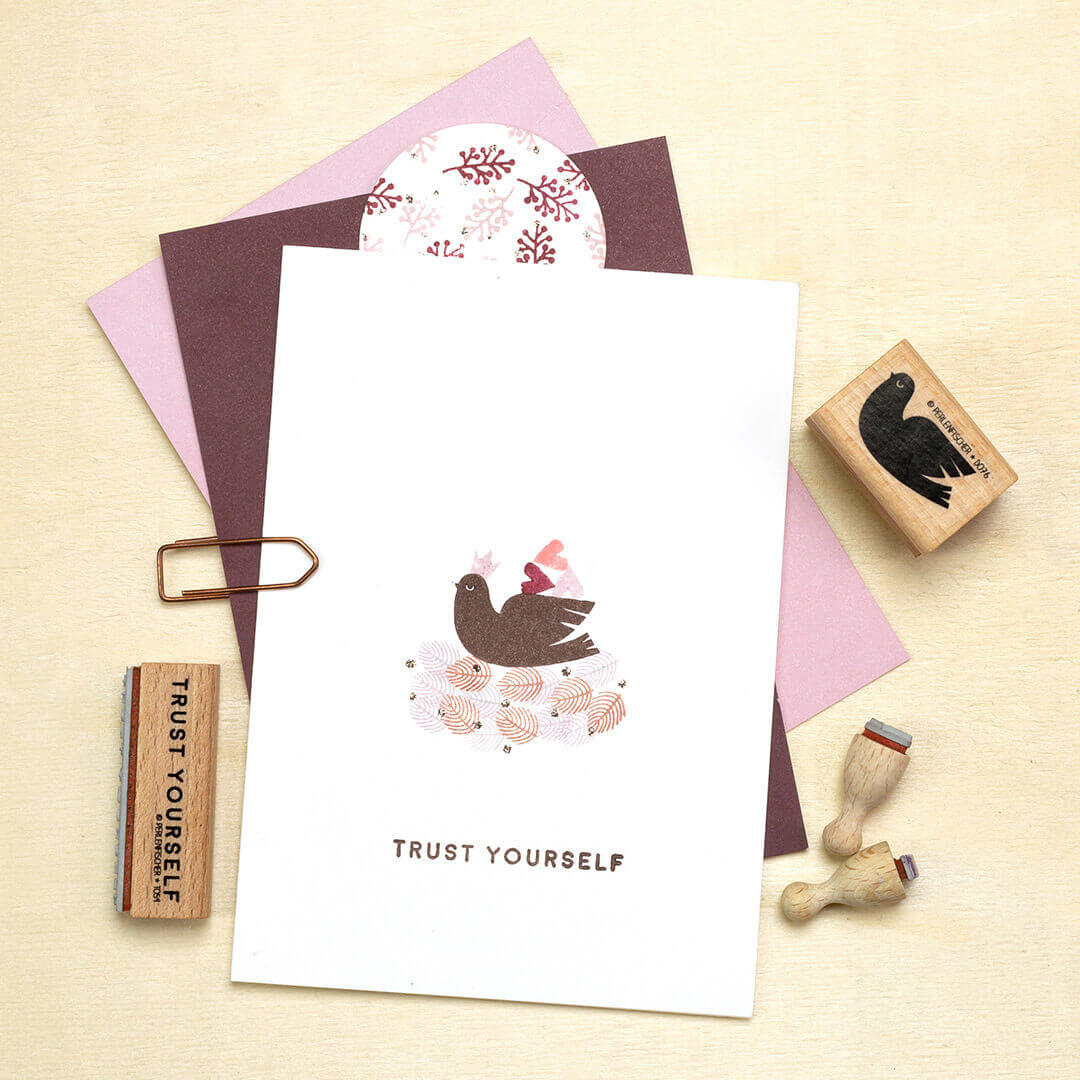 Stempel | Federblatt mini