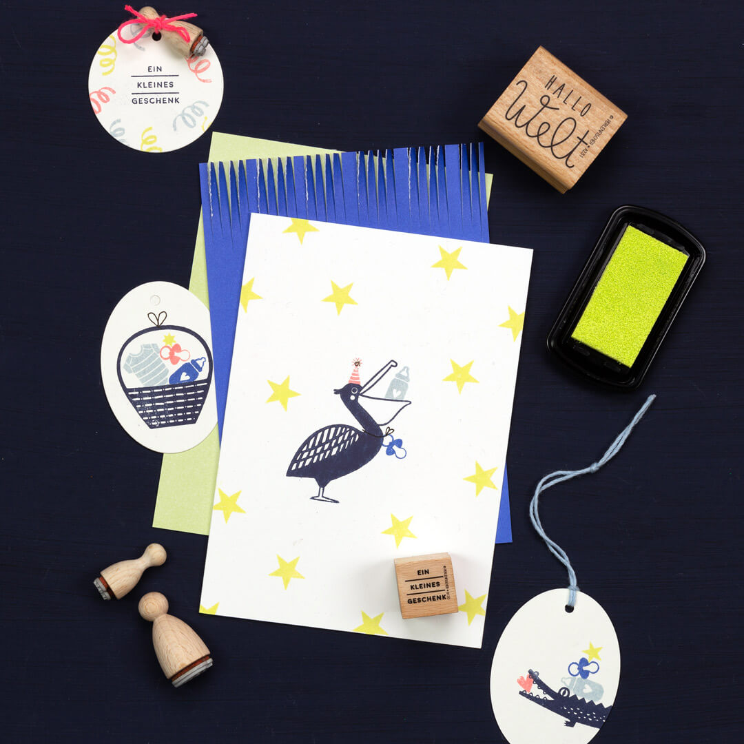 Stamp | Partyhat stripes mini