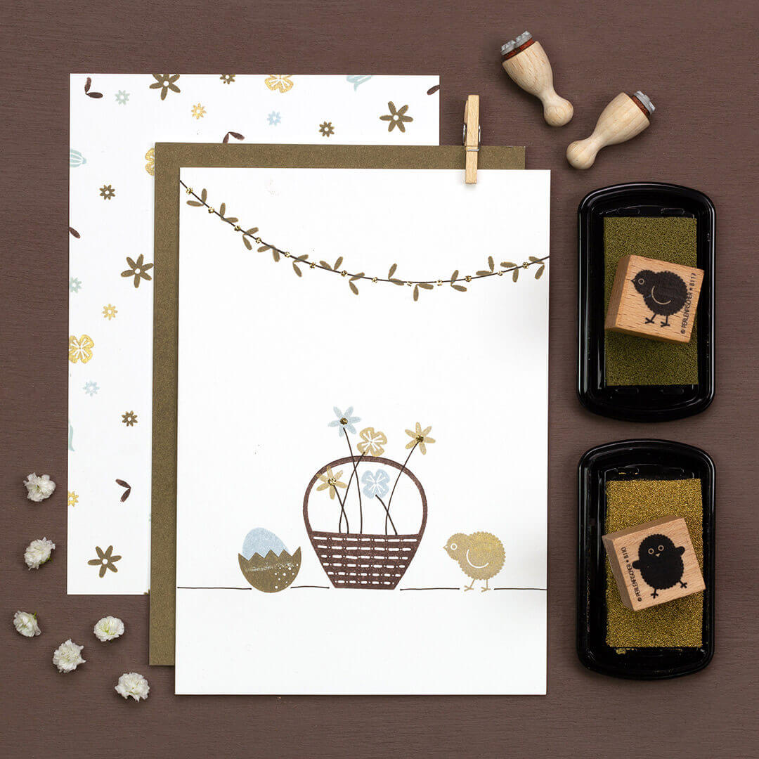 Stamp | Wicker basket