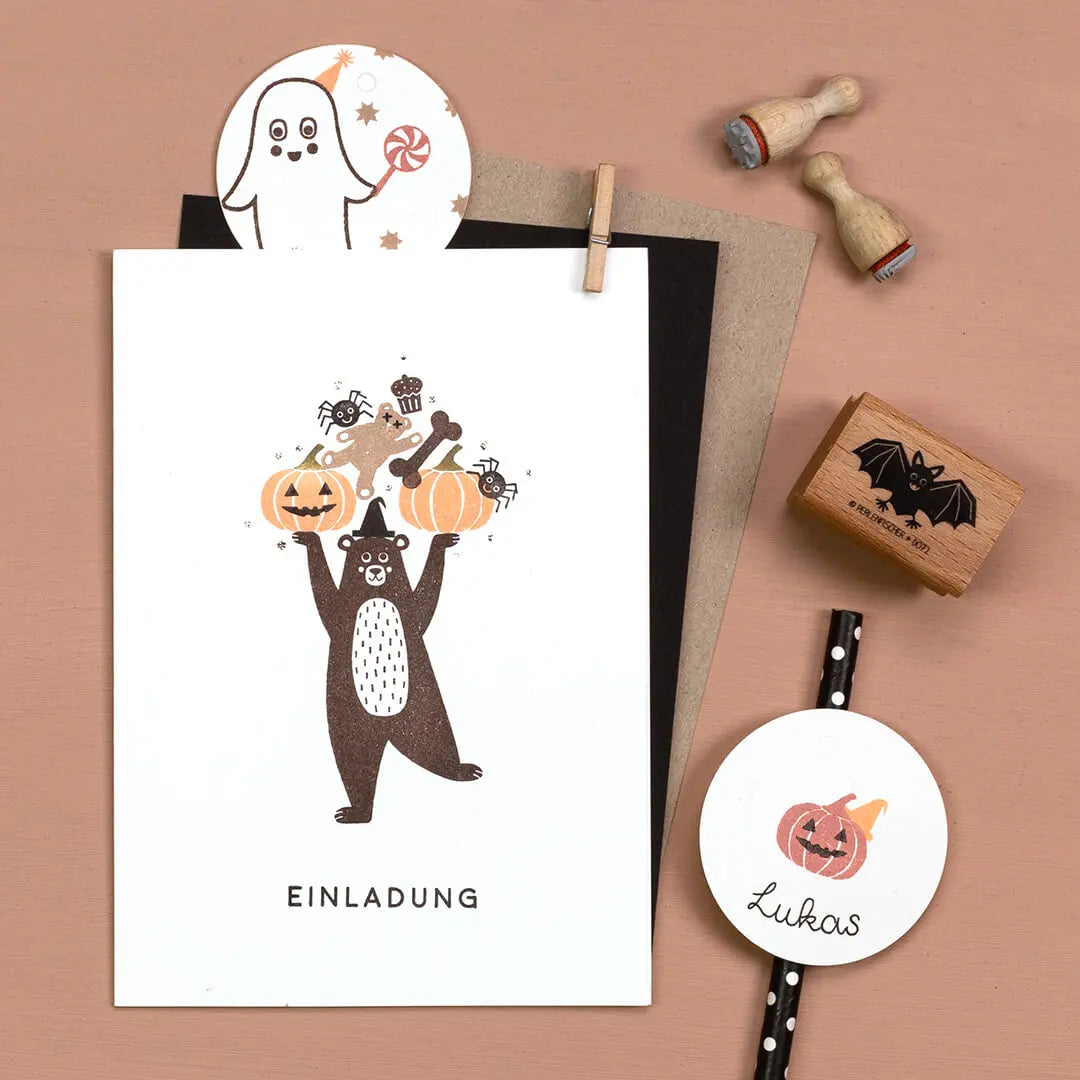 mini stempel halloween kleine stempel süßigkeiten mini stempel spinne