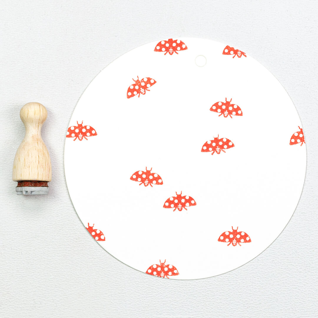 Stamp | Ladybug Flying