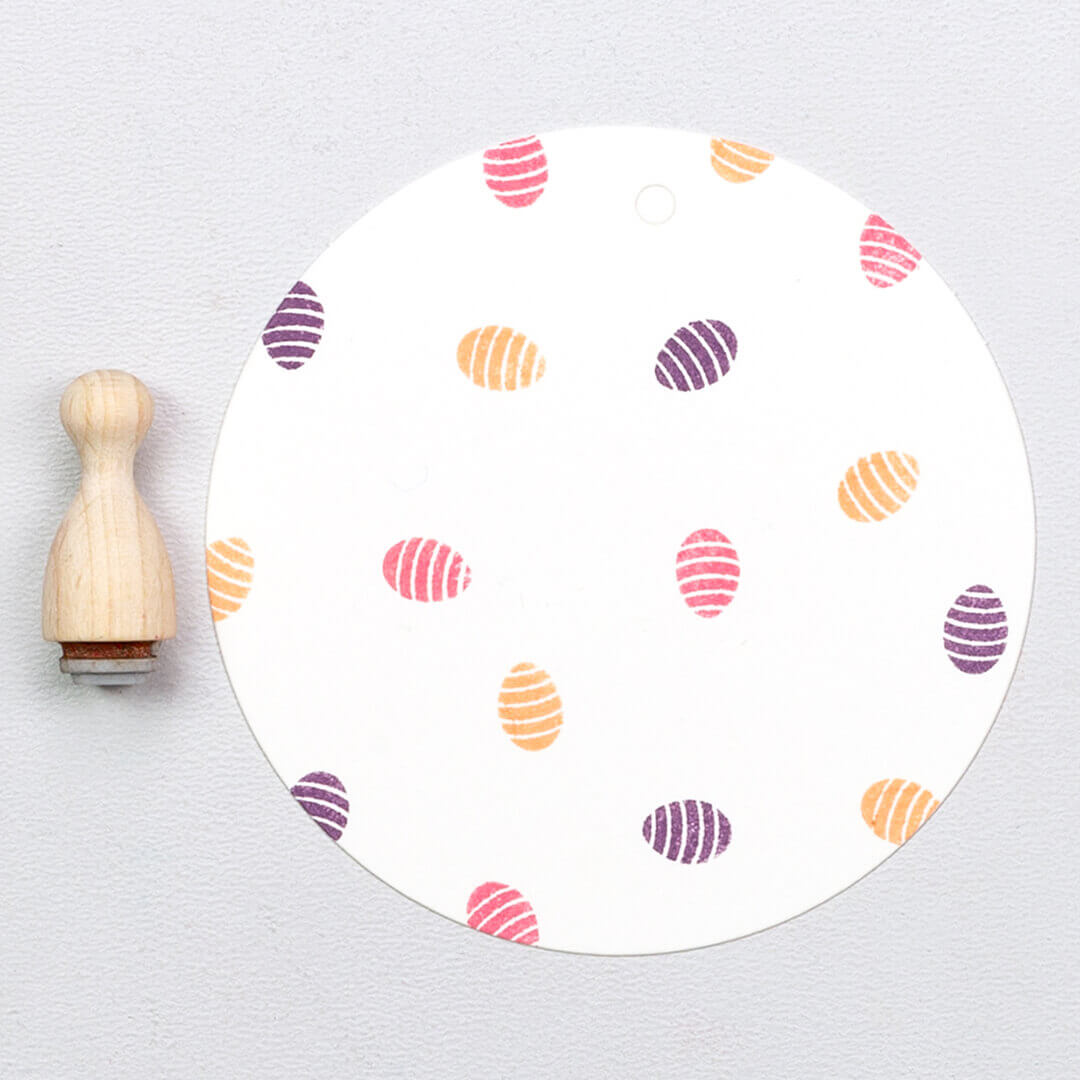 Stamp | Easter egg stripes mini