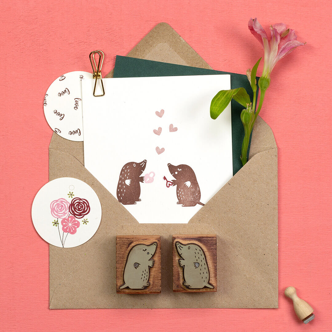 Stempel | Herzschlüssel mini