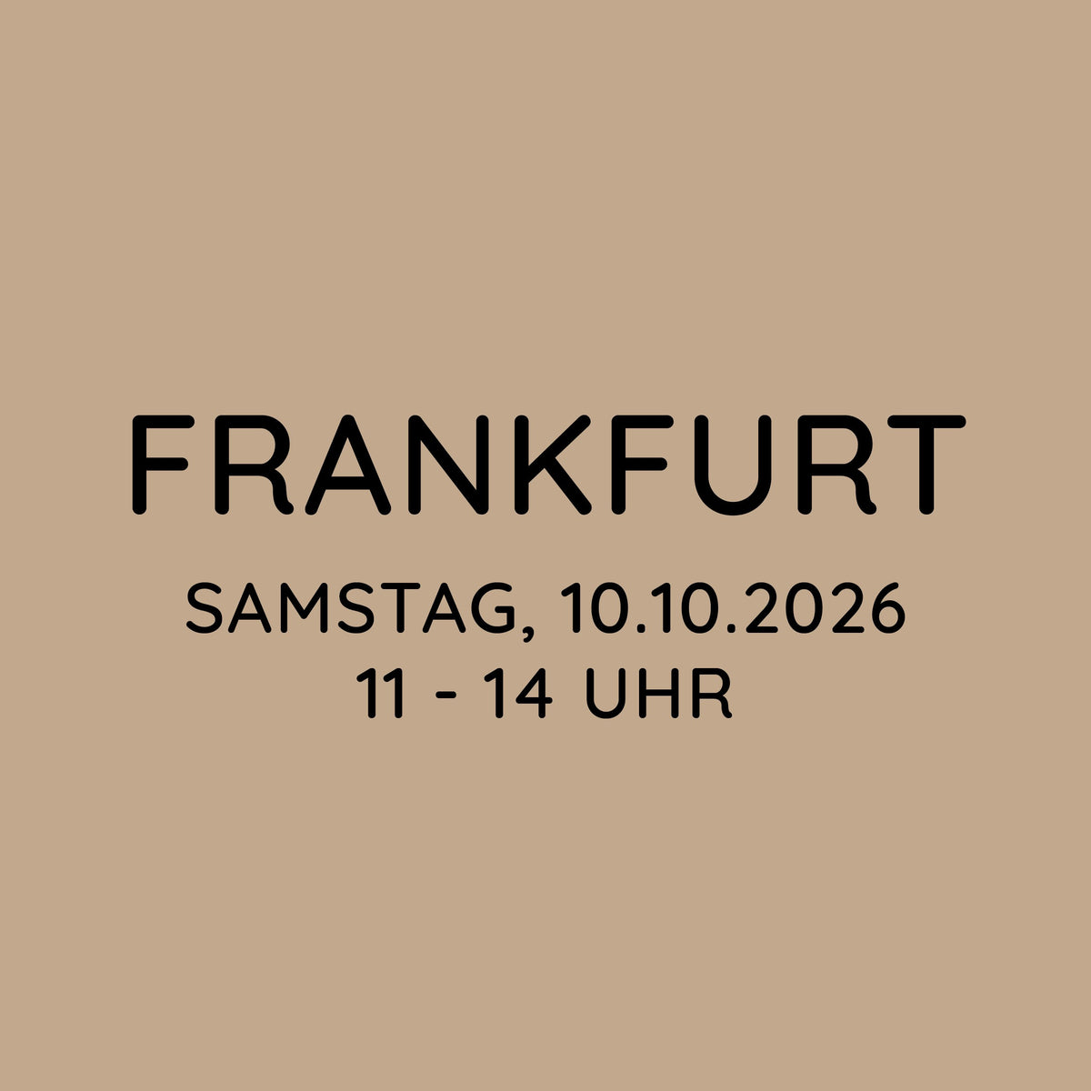 Workshop | Frankfurt | SA, 10.10. | 11:00 - 14:00 Uhr