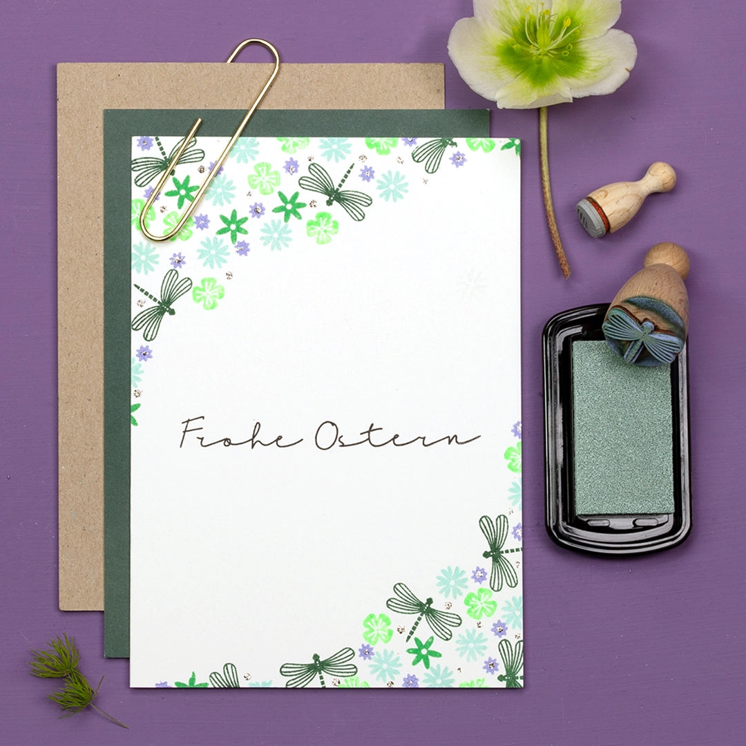 stempel ostern osterstempel stempel frohe ostern ostergrüße stempeln blumen stempel