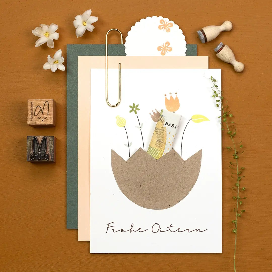 stempel ostern osterstempel kreative osterkarten selber gestalten stempel frohe ostern geldgeschenk ostern stempel blumen stempel eierschale
