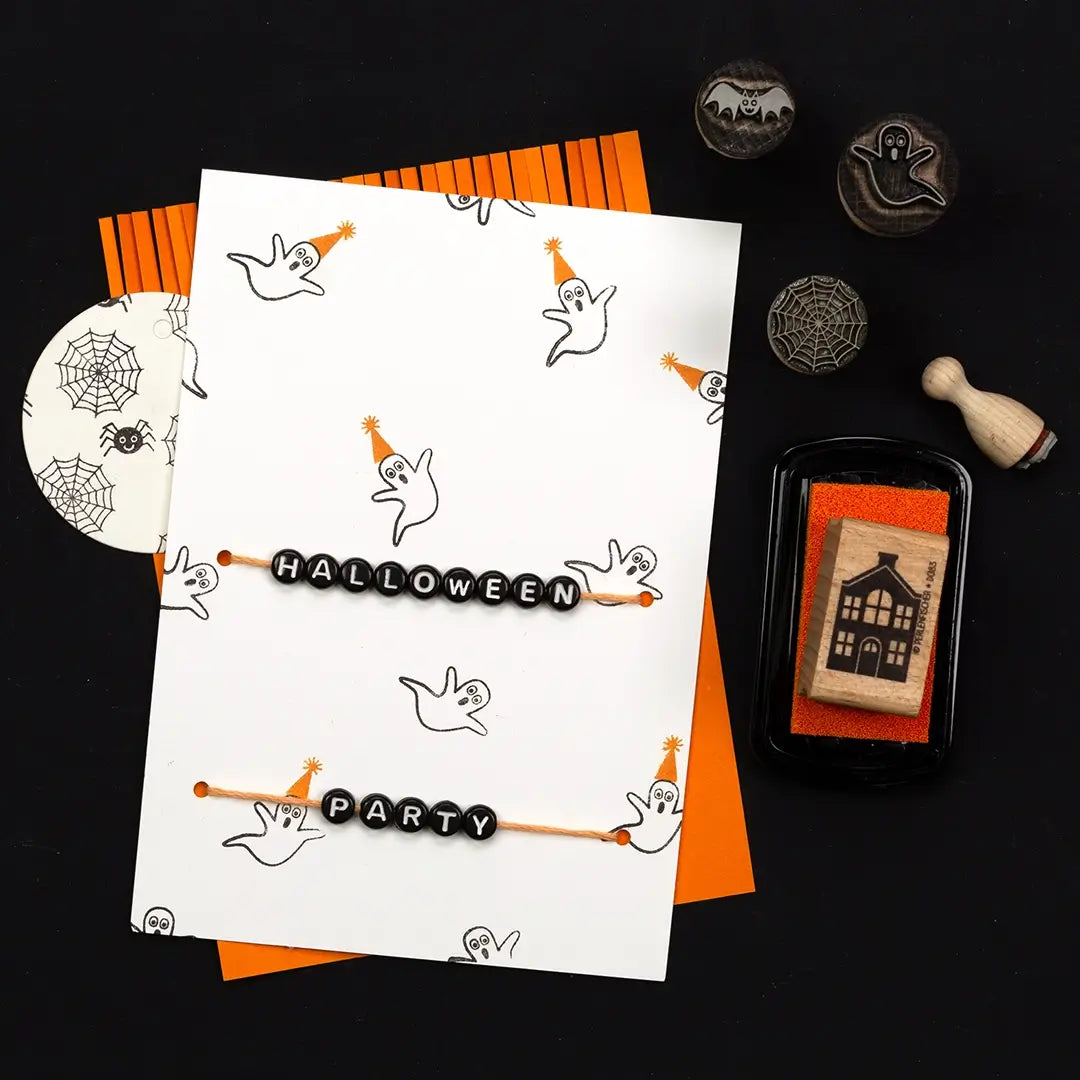 halloween stempel spinne halloween party einladung diy halloween karte selber basteln