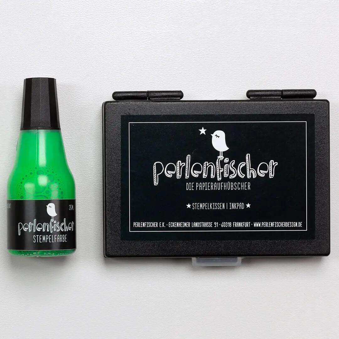 Stempelkissen Set | Neon Grün
