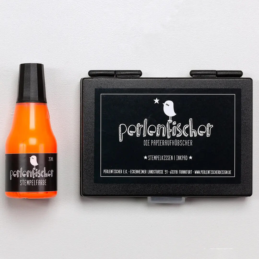 Stempelkissen Set | Neon Orange