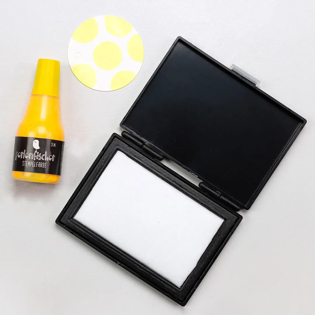 Stempelkissen Set | Neon Gelb