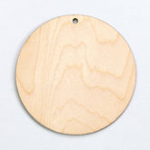 Wooden pendant | Circle 8 cm 5 pcs.