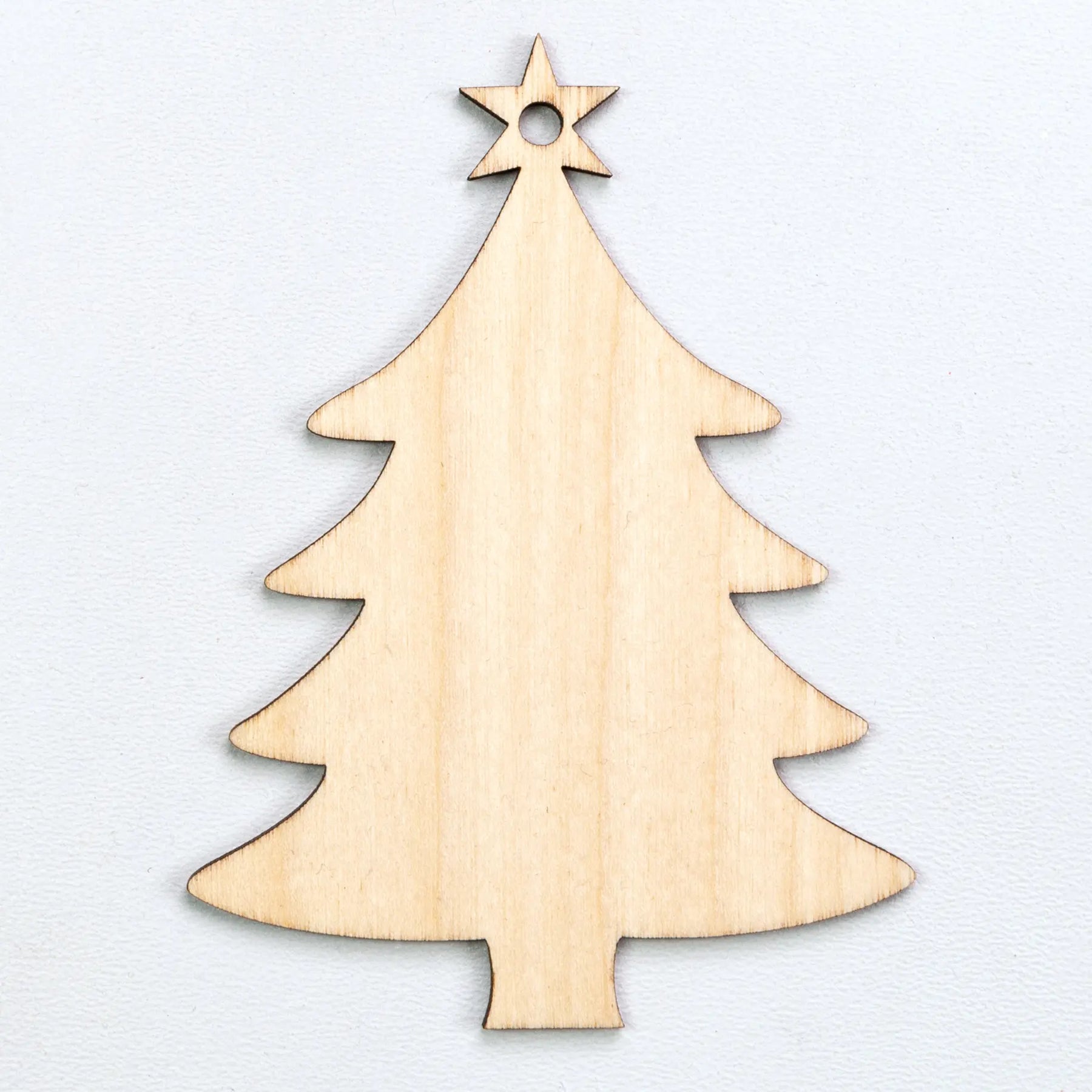 Holzanhänger | Weihnachtsbaum 5 Stück