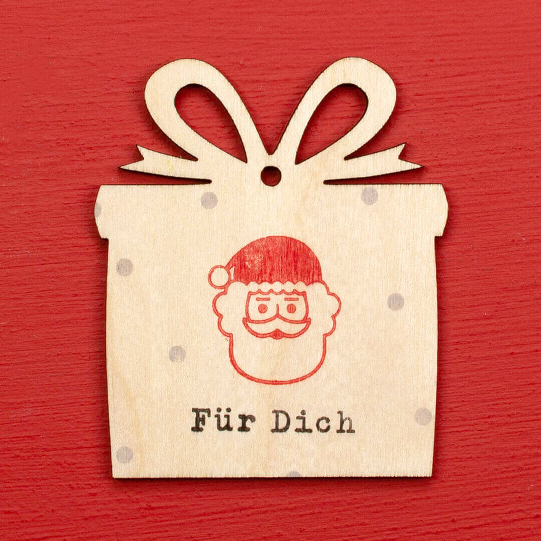 Holzanhänger | Geschenk 5 Stück