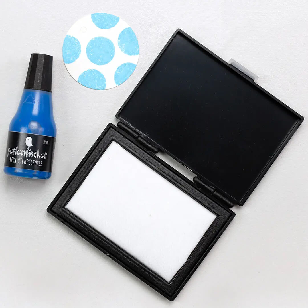 Stempelkissen Set | Neon Blau