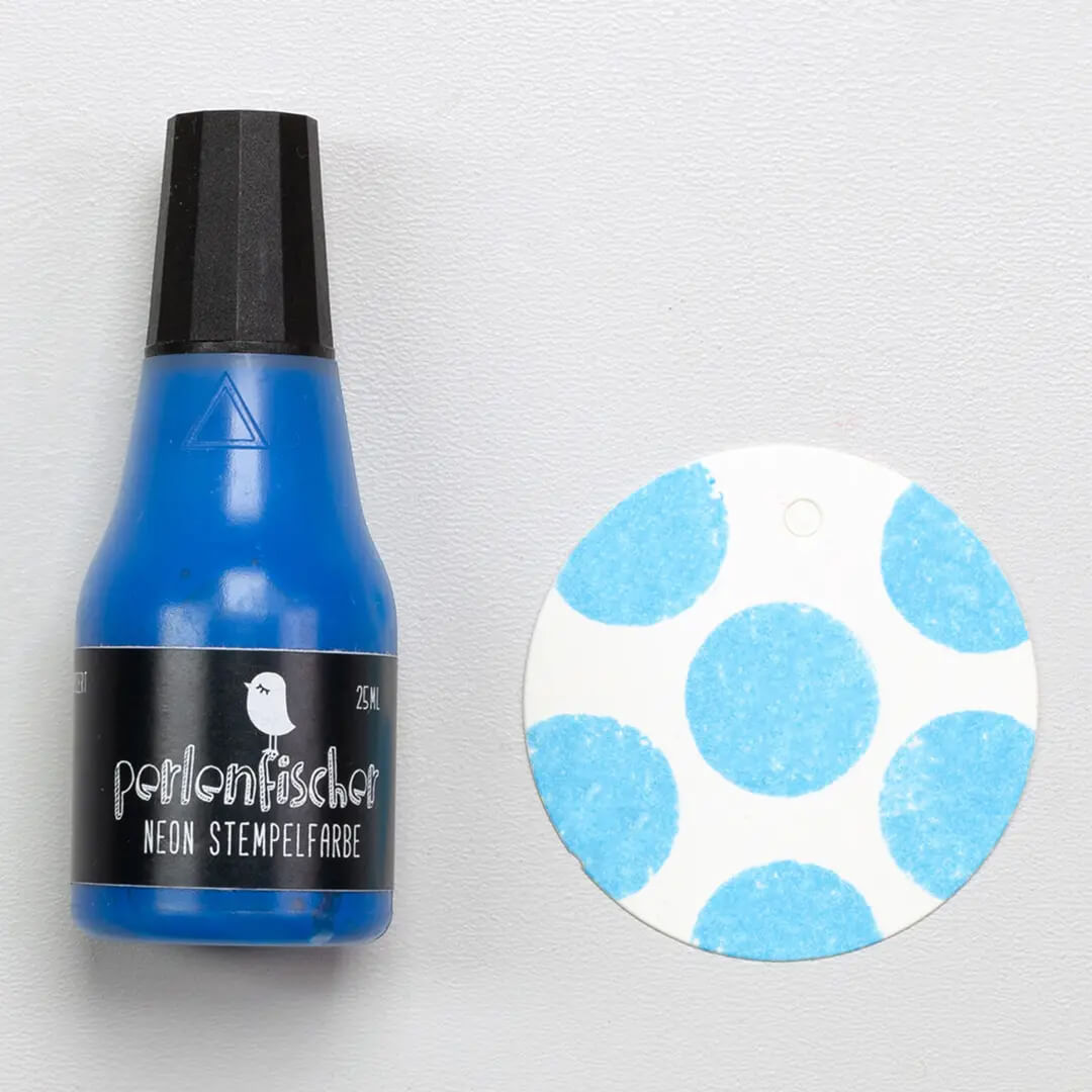 Stempelkissen Set | Neon Blau
