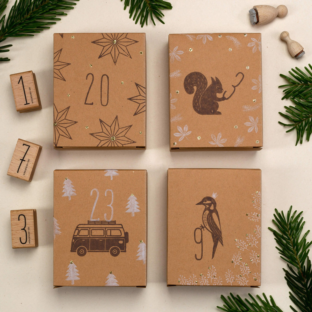 Geschenkschachteln | braun (24 Stück)
