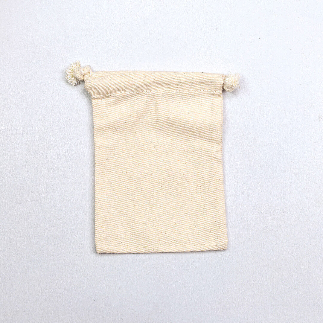 6 Fabric Bags | Bag with drawstring small