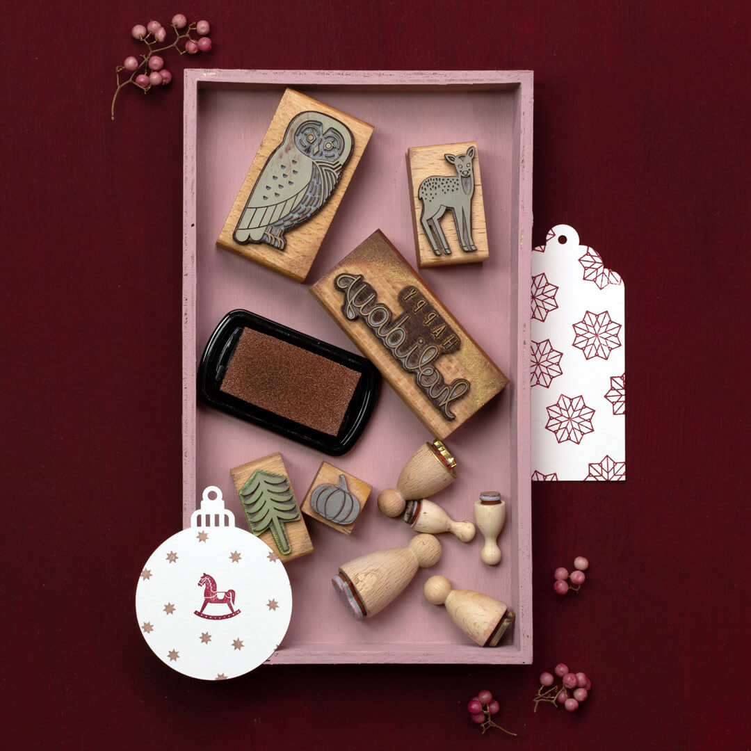 20 Papertags | Christmas bauble small