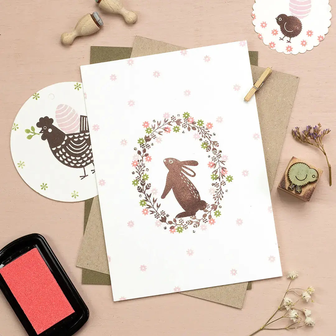stempel ostern osterstempel stempel huhn stempel osterhase stempel hase stempel küken stempel osterkranz stempel blumen
