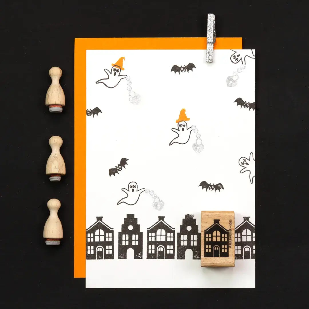 halloween stempel fledermaus gruselige karte zu halloween stempeln stempel gespenst stempel haus