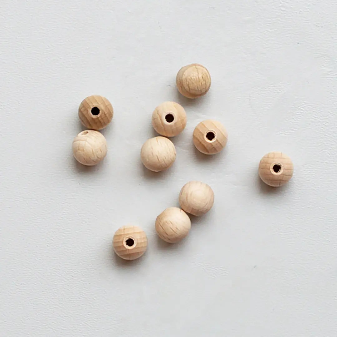 100 Holzperlen I 12 mm