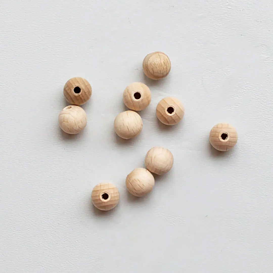 100 Holzperlen I 12 mm