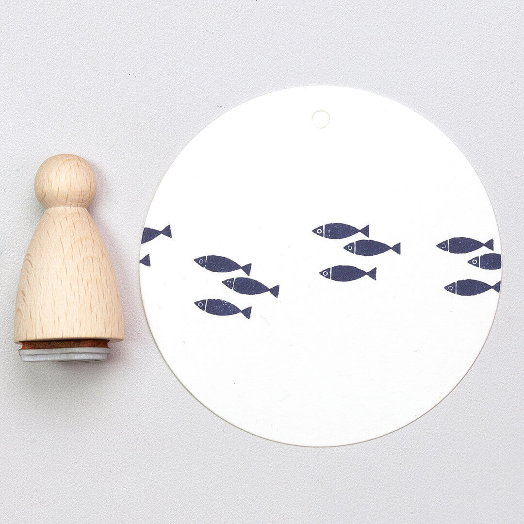 Stempel | Fischschwarm