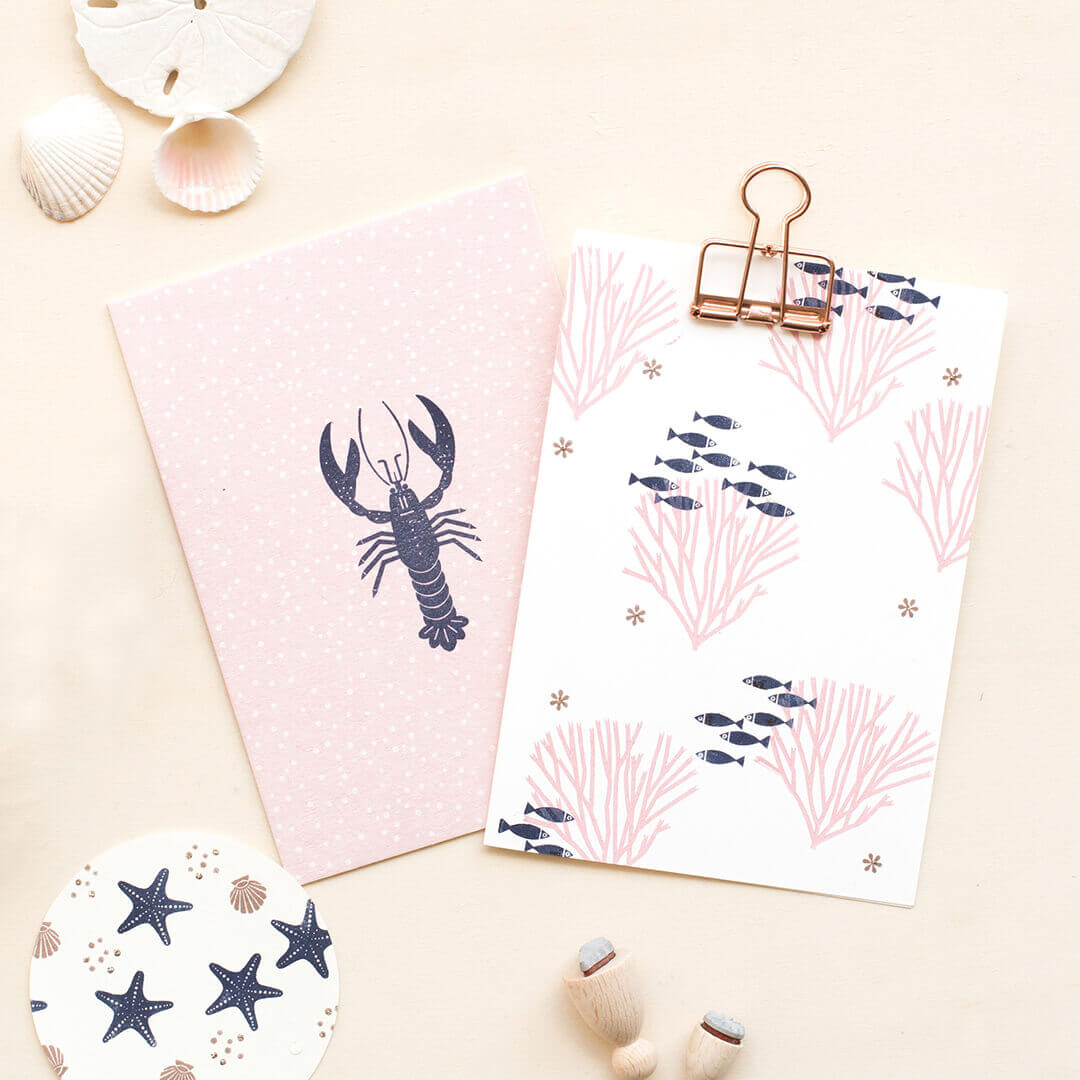 Stempel | Fischschwarm