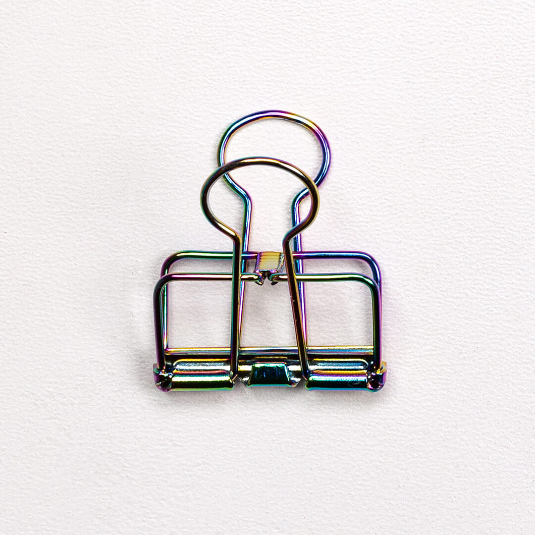 5x Binder Clip | colorful 32mm