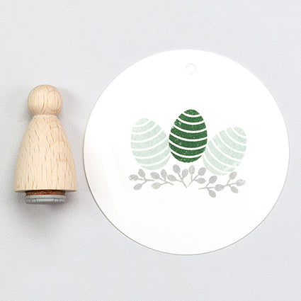 Stempel | Osterei Streifen