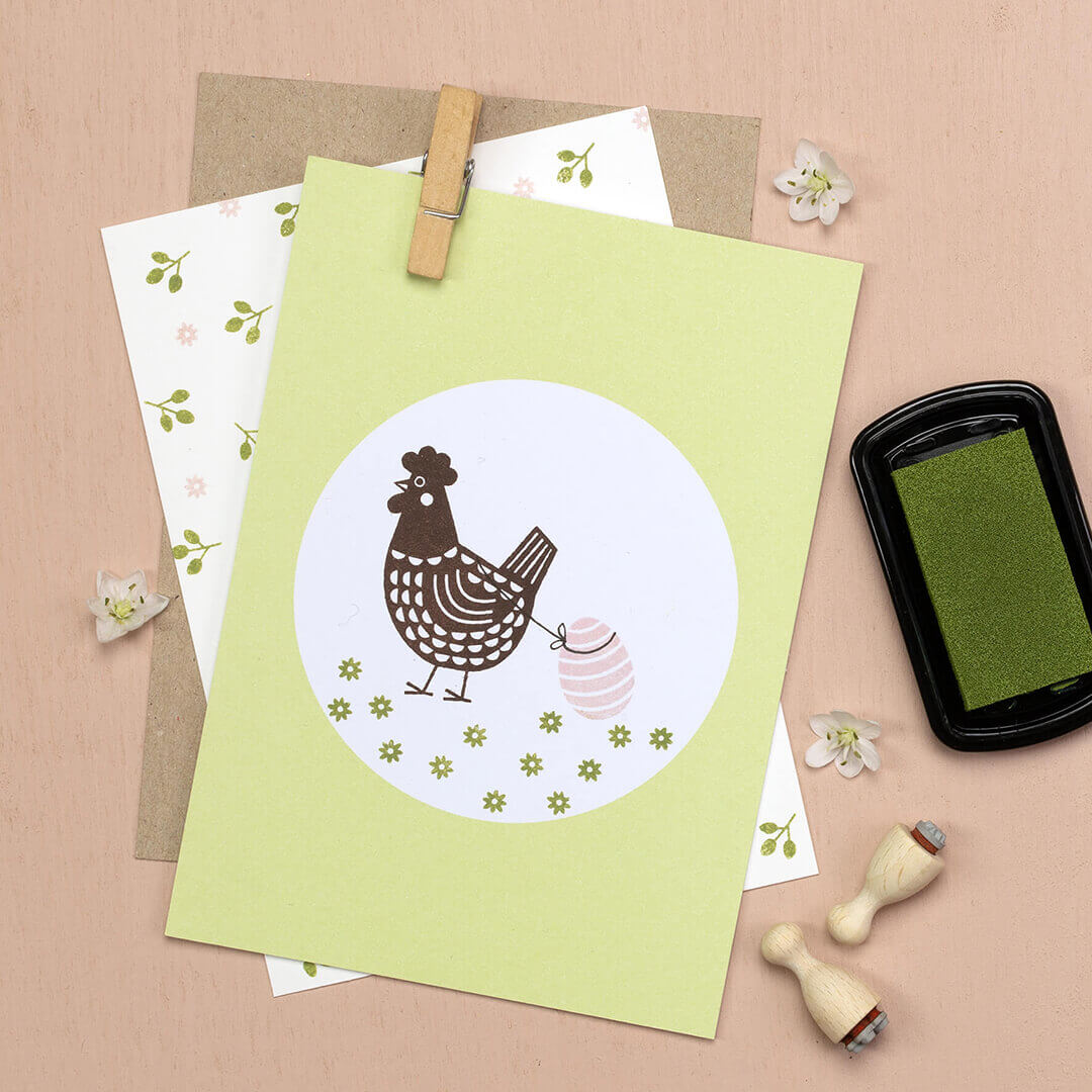 Stempel | Osterei Streifen