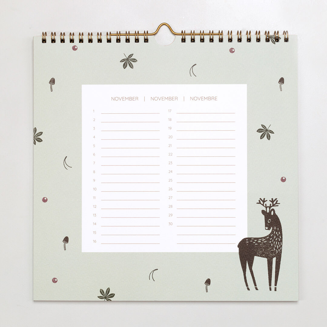 Geburtstagskalender Dumont x Perlenfischer | Stempeltiere