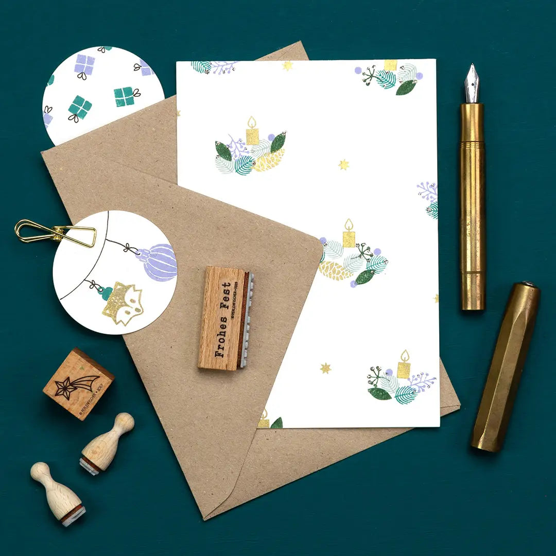 stempel weihnachten stempel kerze stempel frohes fest weihnachtskarte gestalten stempel geschenk