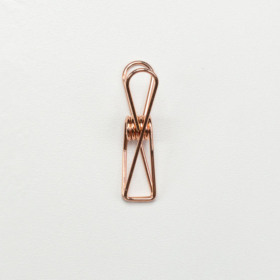 5x Fish clip | rosé gold