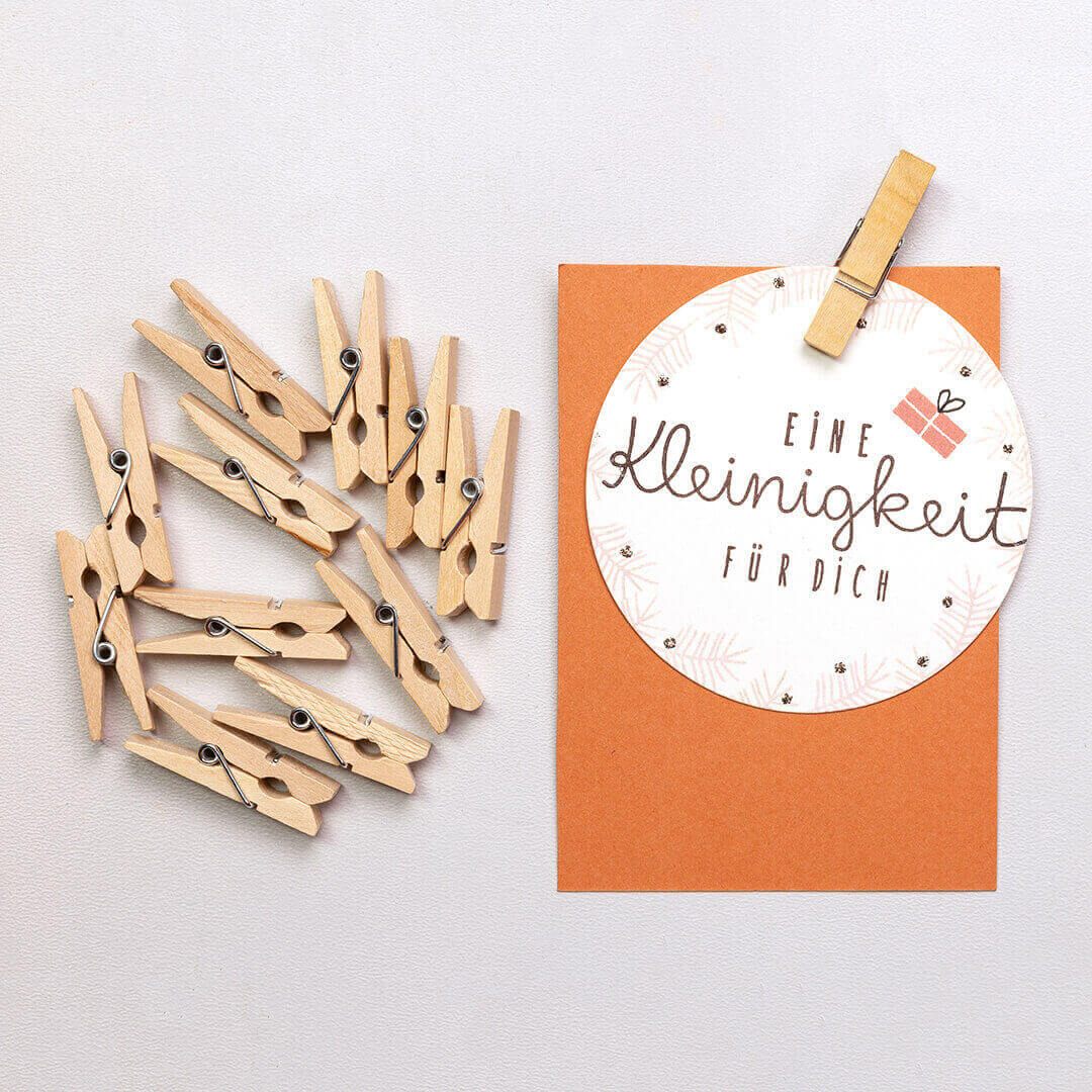 Wooden Clips | Natural 12 pcs.