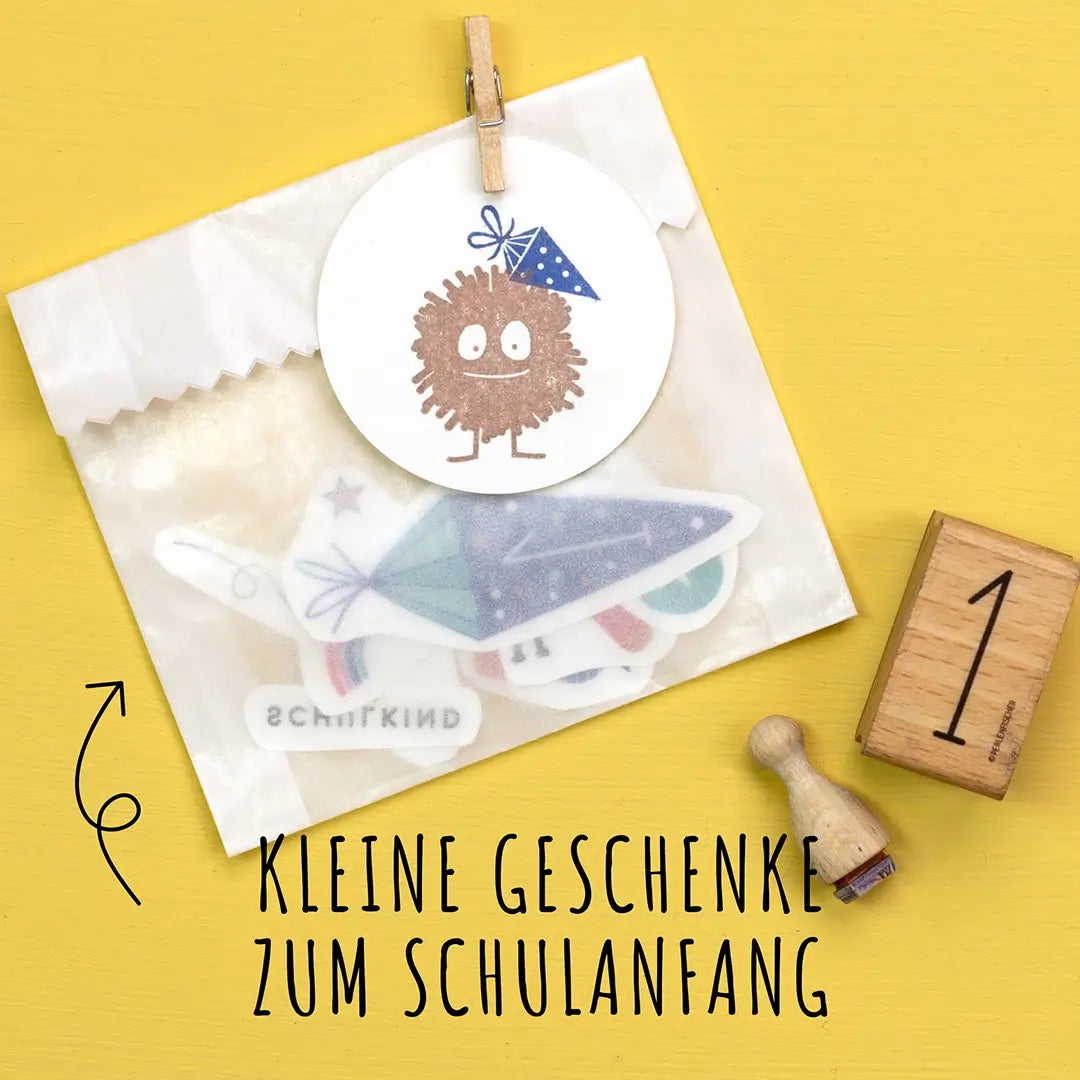 Stempel Kinder Kinderstempel Stempel Monster Stempel Schultüte temporäre tattoos Kinder