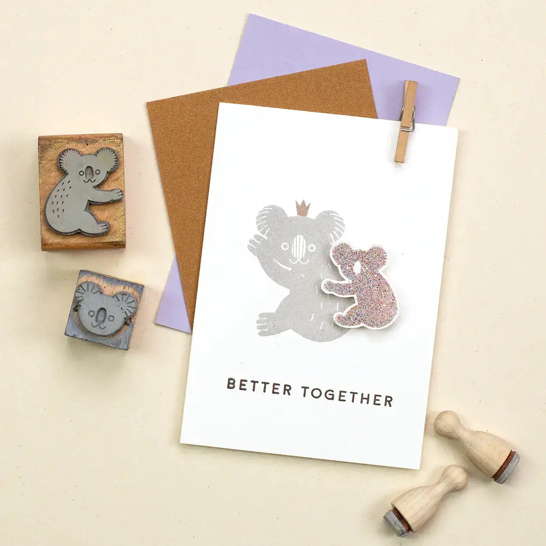 stempel muttertag sprüche stempel tiere süße grusskarte stempeln