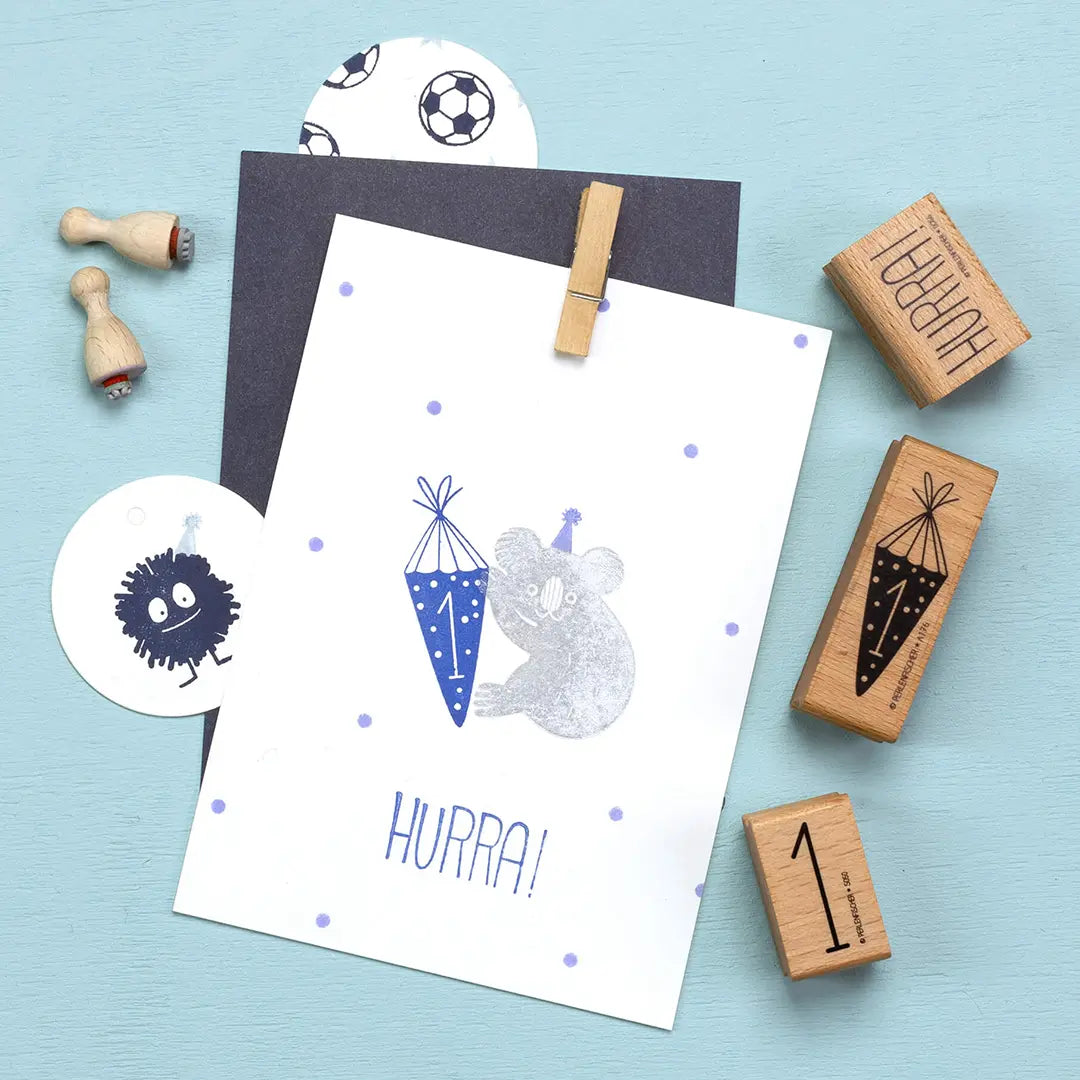 Stempel Kinder Stempel zur EInschulung Fußball stempel tiere Stempel Schultüte stempel monster zahlenstempel