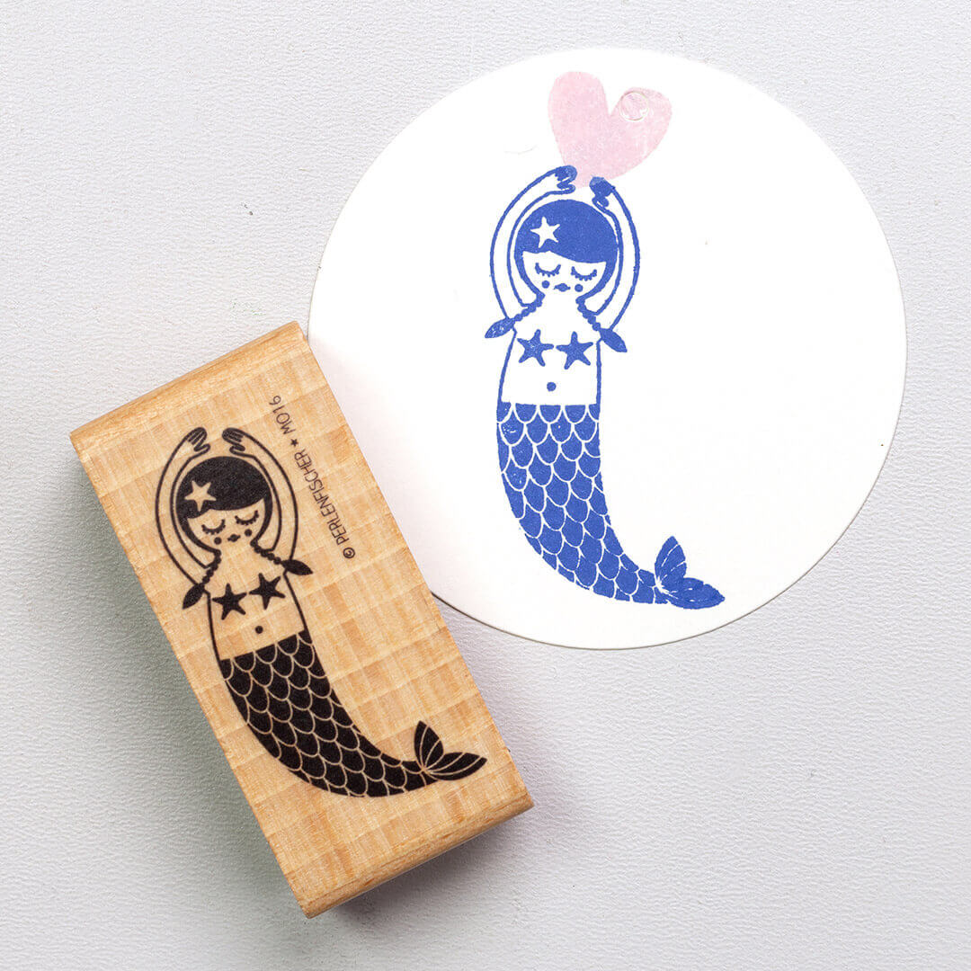 Stampendous Cling Gummistempel Meerjungfrau - 9,5 X 21,6 Cm, Für Bastel- Und Kartenprojekte