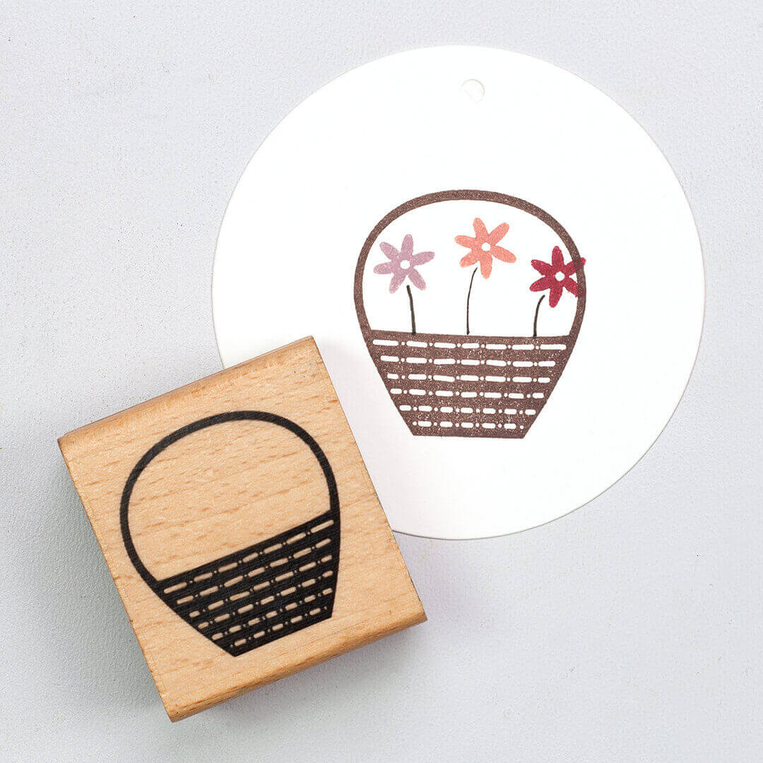 Stamp | Wicker basket