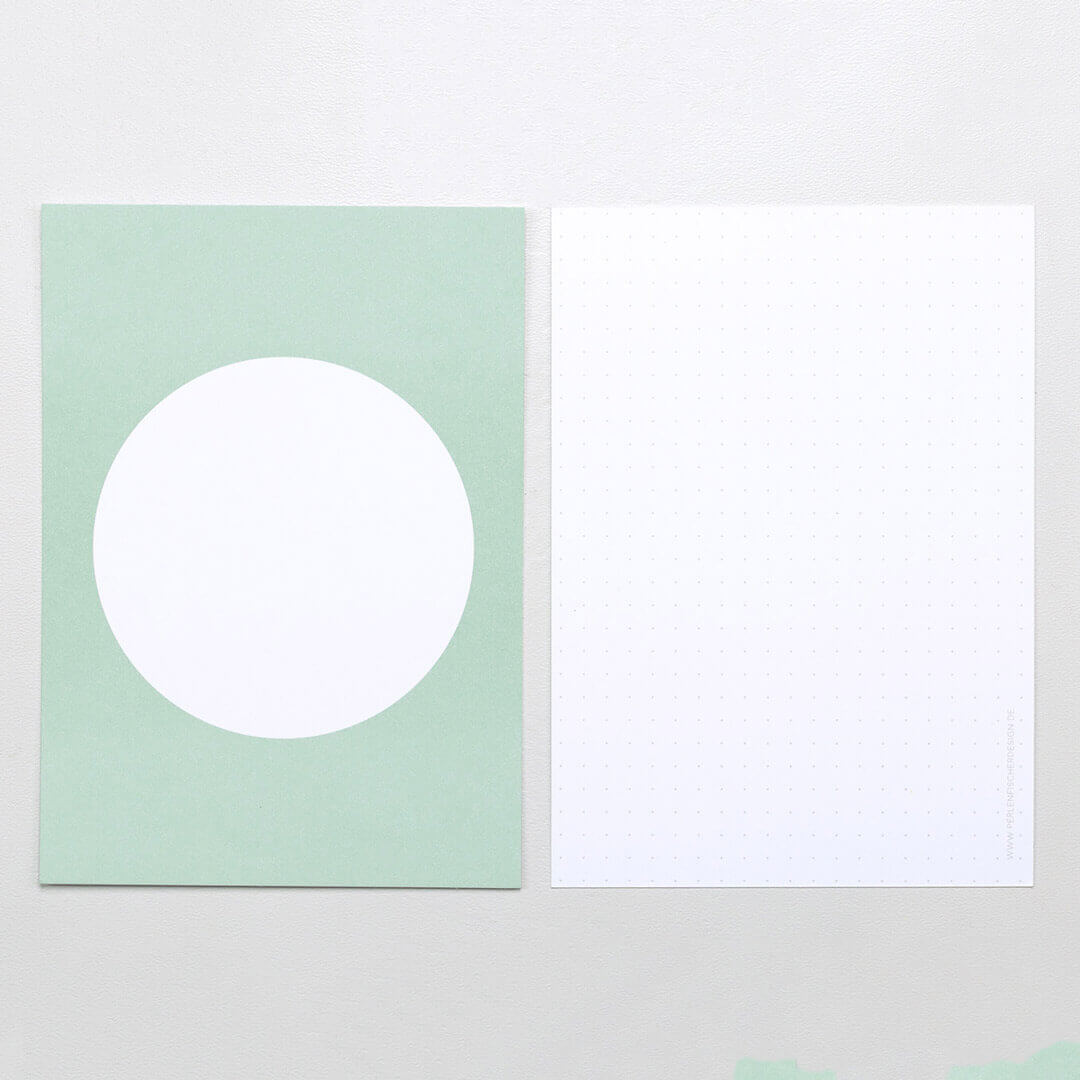 5 Postcards | Dot sage