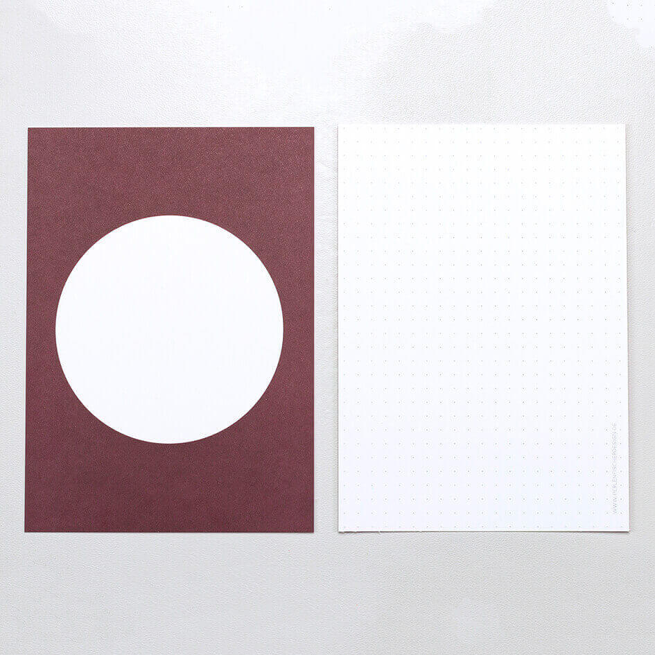 5 Postcards | Dot eggplant
