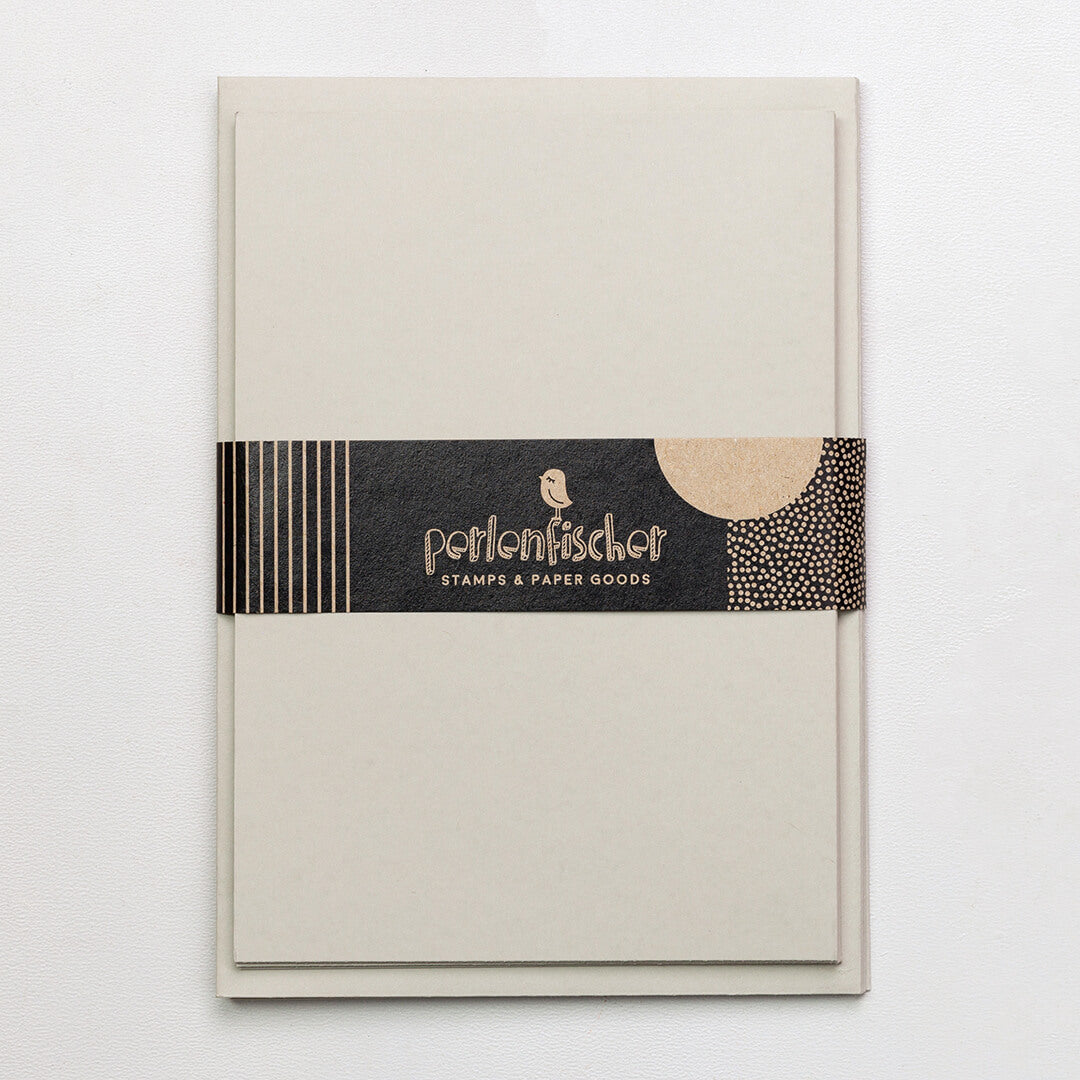 5 Cards with envelope | Grey