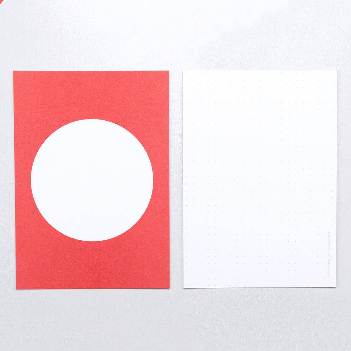5 Postkarten | Dot Rot