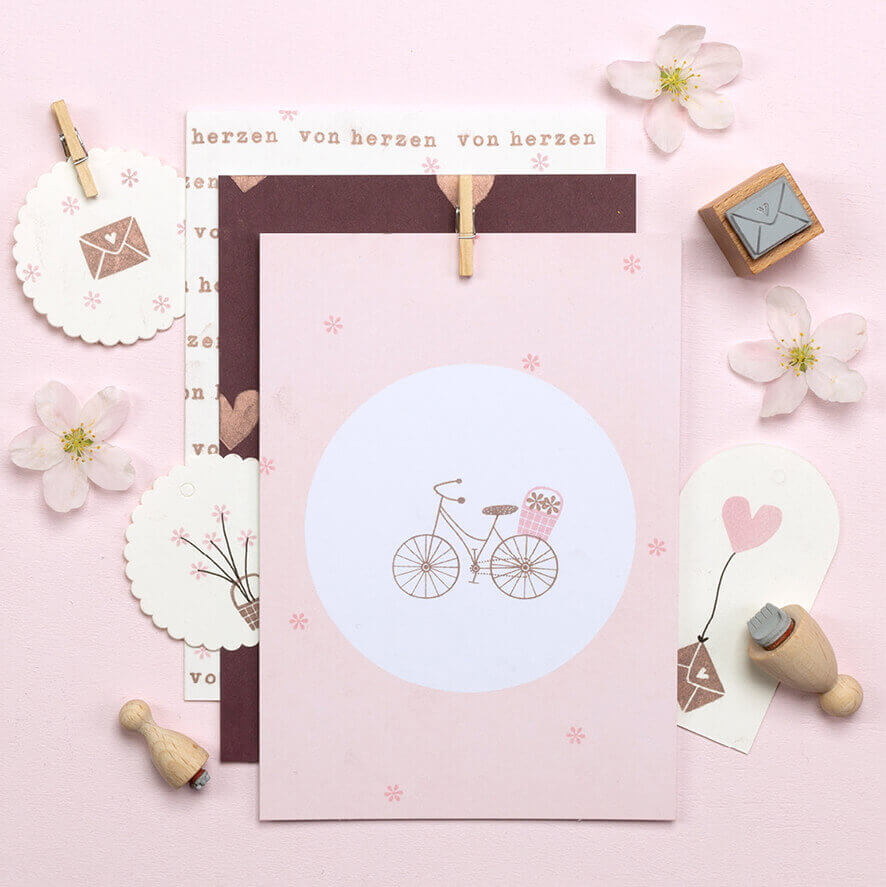 5 Postkarten | Dot Soft Zuckerwatte