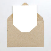 10 Cards with envelope (A7-C7) | White craft