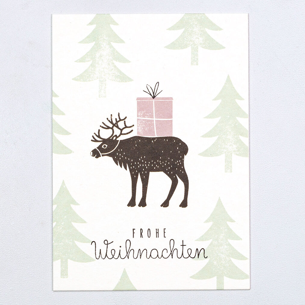 Greeting card | Christmas forest