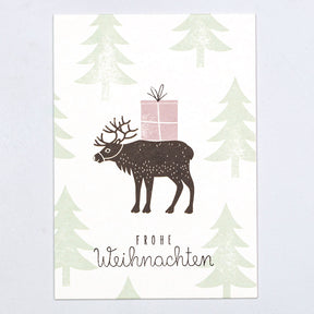 Greeting card | Christmas forest